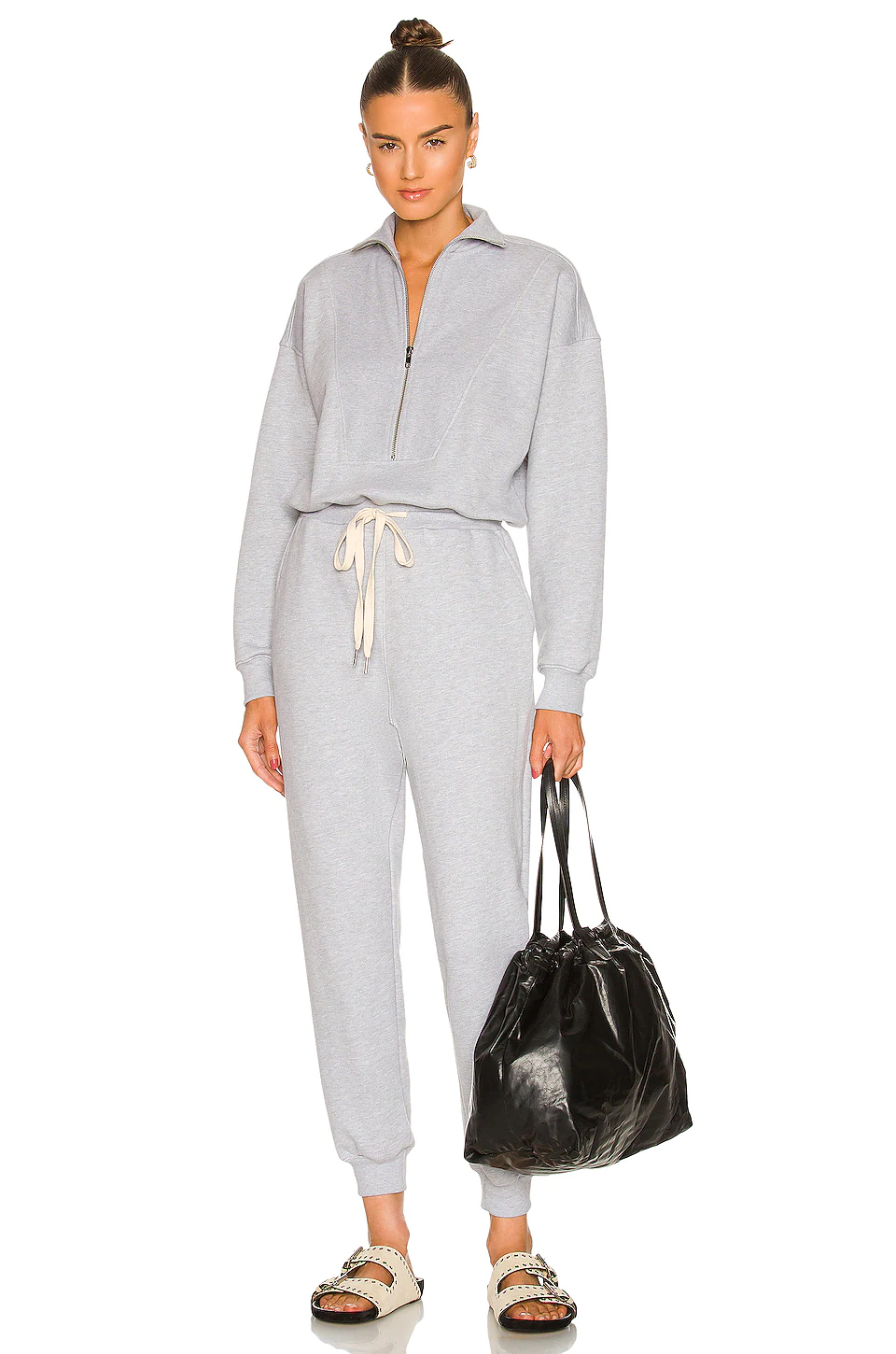 L'Academie Cohen Jumpsuit In Gray