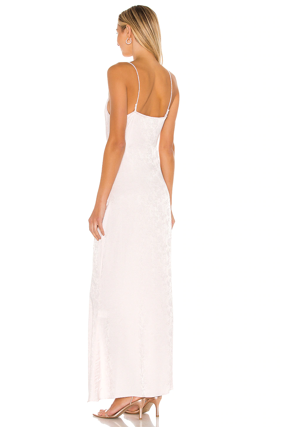 L'Academie The Romane Maxi Dress In Primrose Pink 3 L'Academie The Romane Maxi Dress In Primrose Pink - Image 3