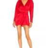 L'Academie The Dore Mini Dress In Red
