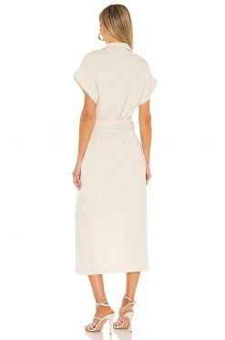 L'Academie Danica Midi Dress In Ivory 5 L'Academie Danica Midi Dress In Ivory -L'Academie Sales 2024 LCDE WD516 V3