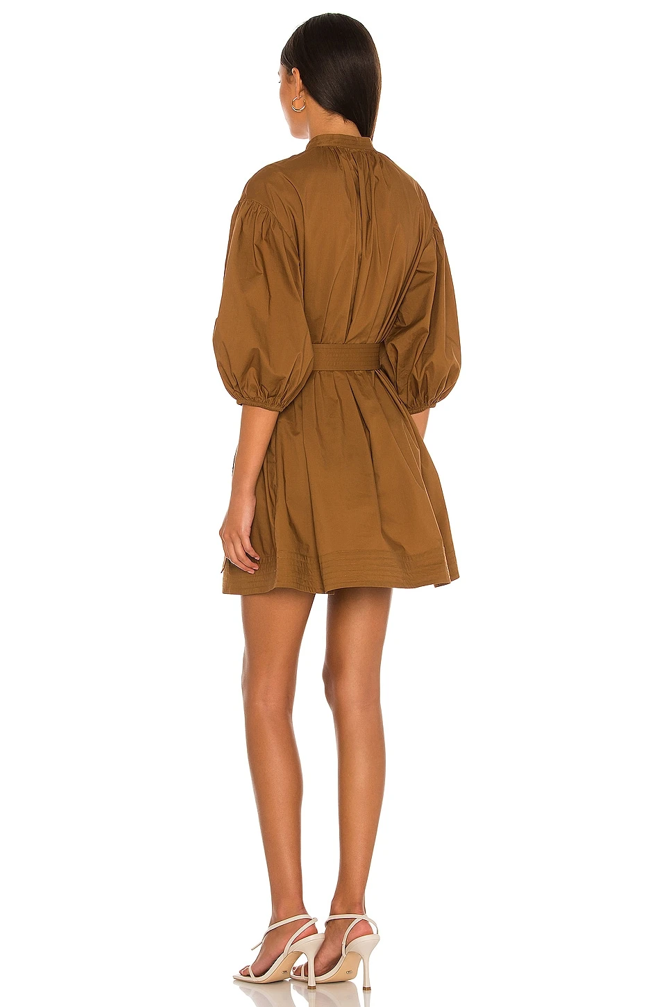 Nadia Dress in Brown L'Academie Nadia Dress In Brown -L'Academie Sales 2024 LCDE WD541 V4