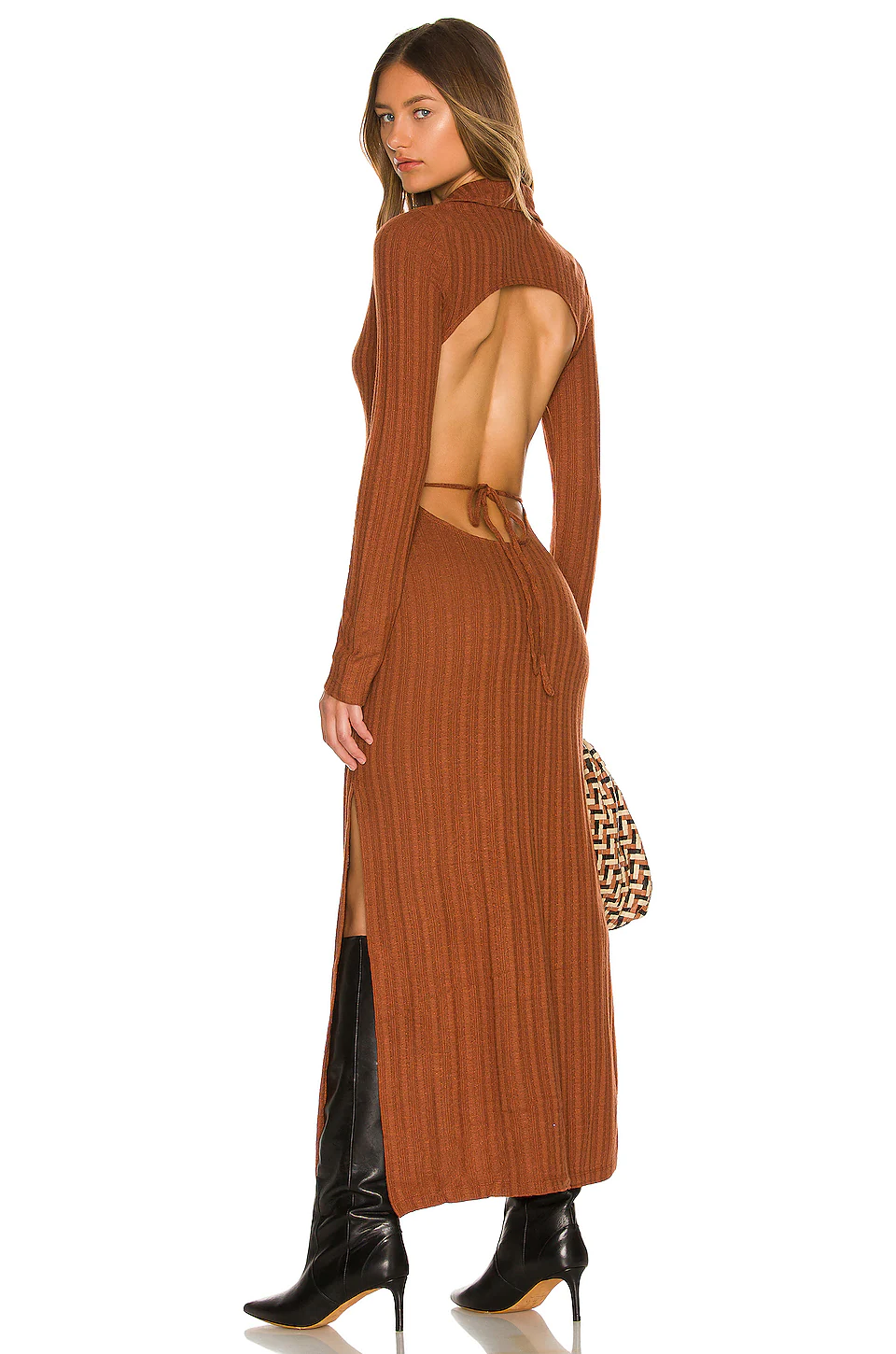 L'Academie Arina Dress In Brown