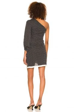 L'Academie Nola Mini Dress In Black Multi Dot 7 L'Academie Nola Mini Dress In Black Multi Dot -L'Academie Sales 2024 LCDE WD595 V4