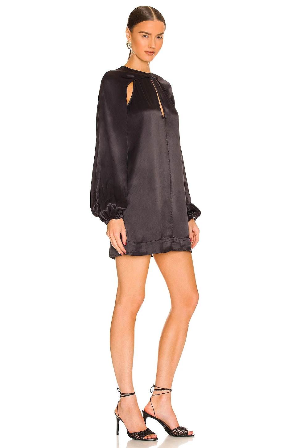 L'Academie Alana Mini Dress In Black 2 L'Academie Alana Mini Dress In Black - Image 2