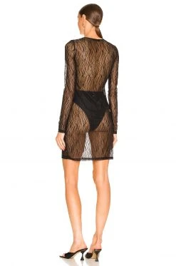 L'Academie Tru Mini Dress In Black -L'Academie Sales 2024 LCDE WD598 V3