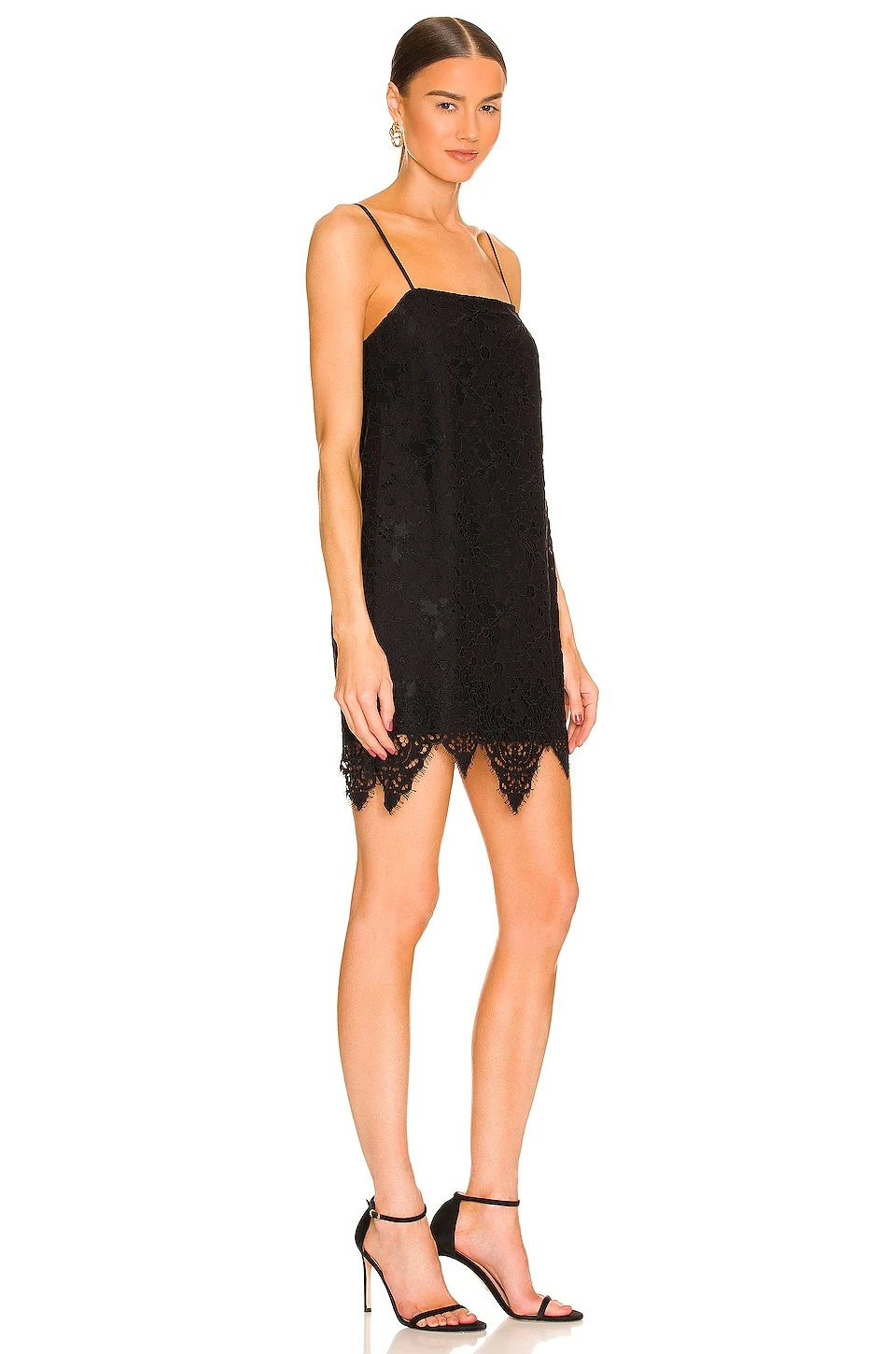 L'Academie Daisy Mini Dress In Black 2 L'Academie Daisy Mini Dress In Black - Image 2