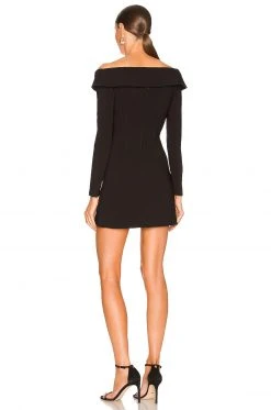 L'Academie Indra Mini Dress In Black 2 L'Academie Indra Mini Dress In Black -L'Academie Sales 2024 LCDE WD605 V3