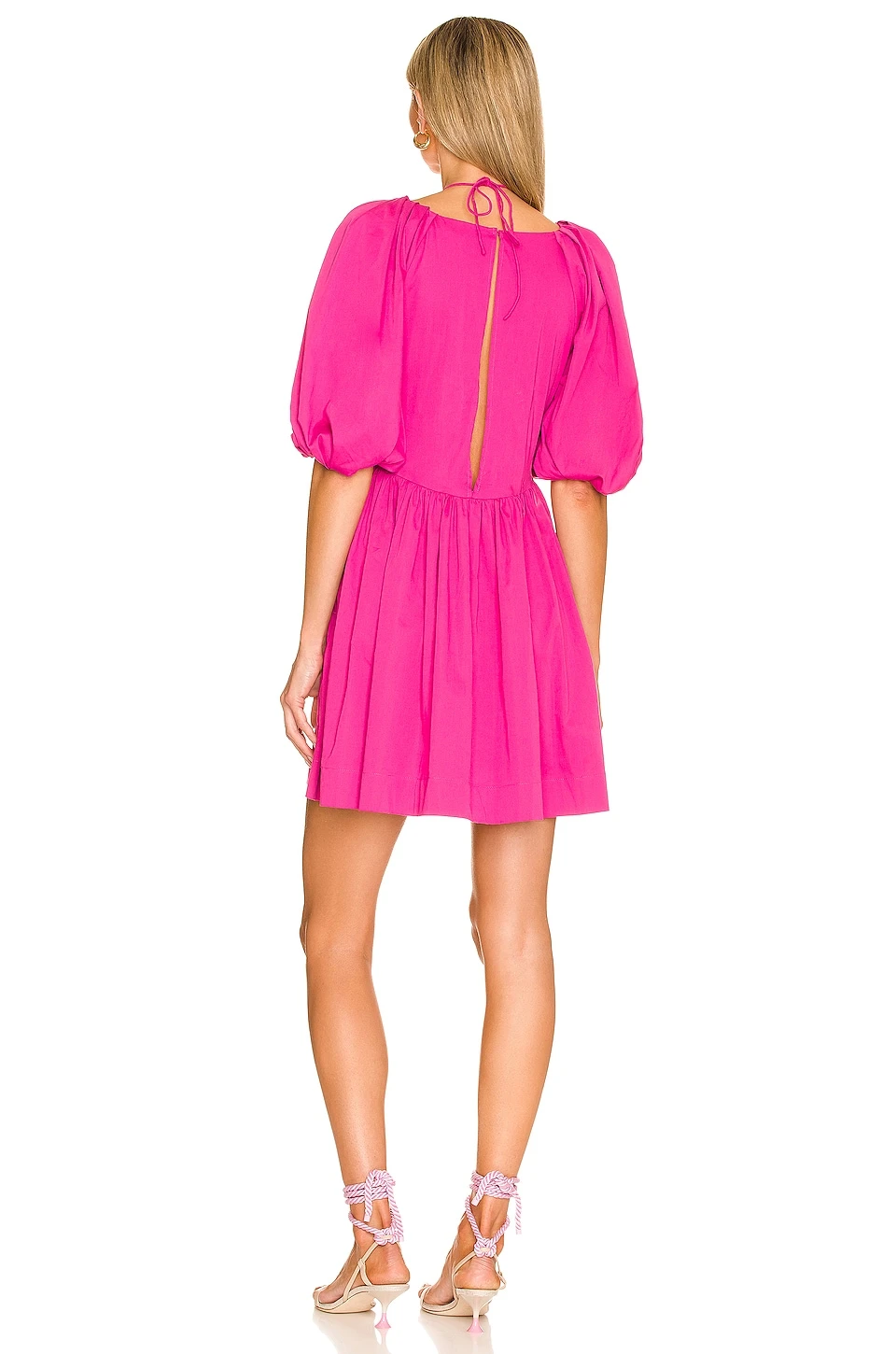 Ilana Mini Dress in Fuchsia Pink L'Academie Ilana Mini Dress In Fuschia Pink -L'Academie Sales 2024 LCDE WD609 V3