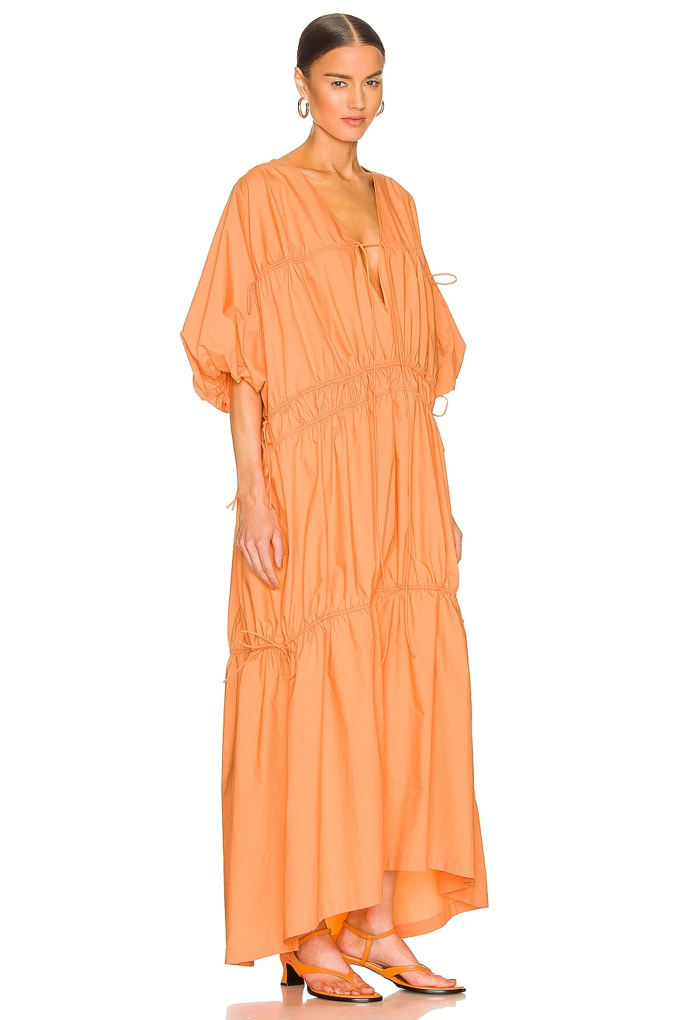 L'Academie Yona Maxi Dress In Orange 2 L'Academie Yona Maxi Dress In Orange - Image 2