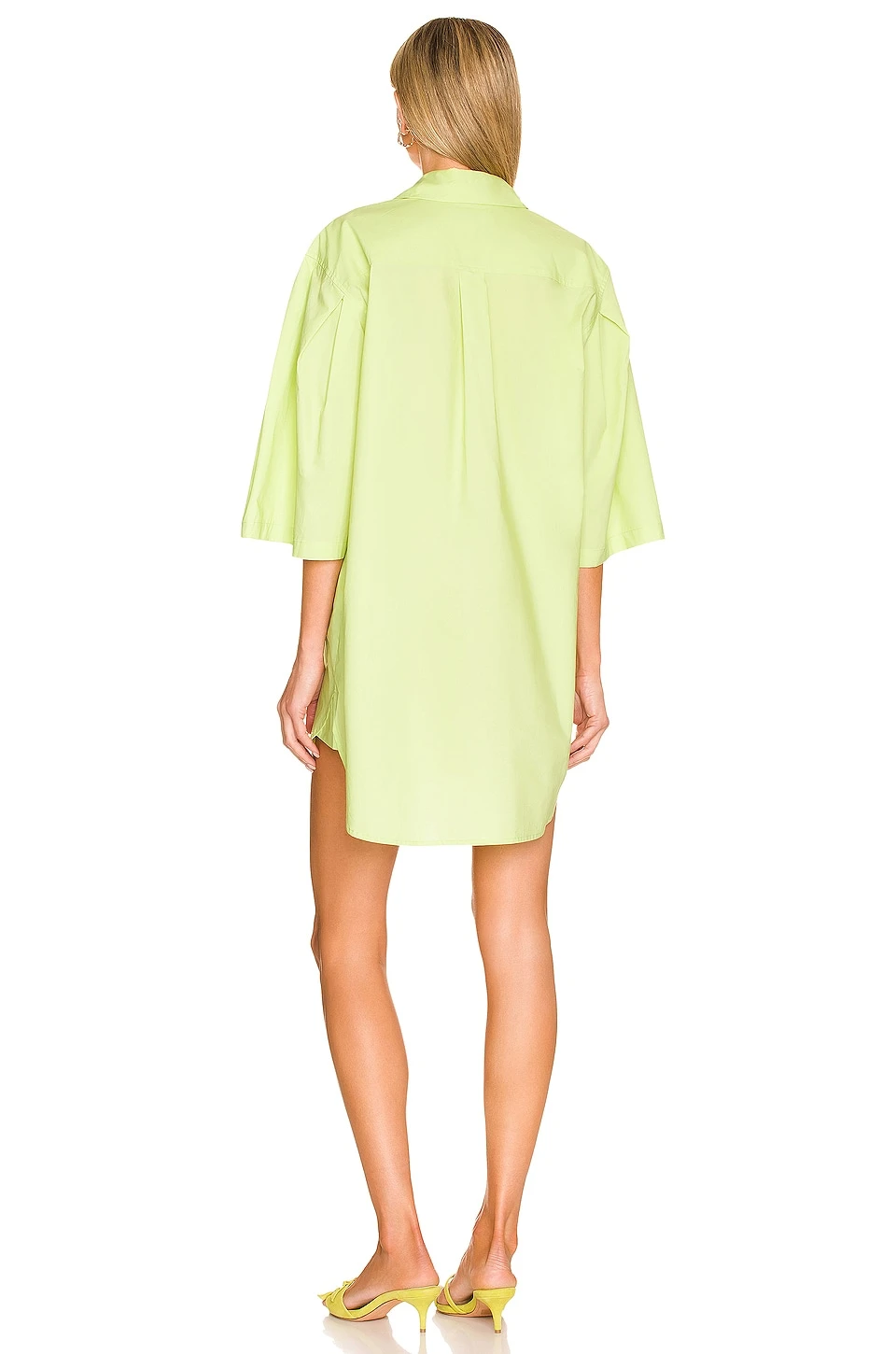 Willacy Mini Dress in Lime Green L'Academie Willacy Mini Dress In Lime Green -L'Academie Sales 2024 LCDE WD612 V3