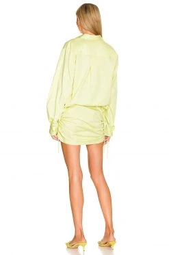 L'Academie The Keem Mini Dress In Cornsilk -L'Academie Sales 2024 LCDE WD613 V3