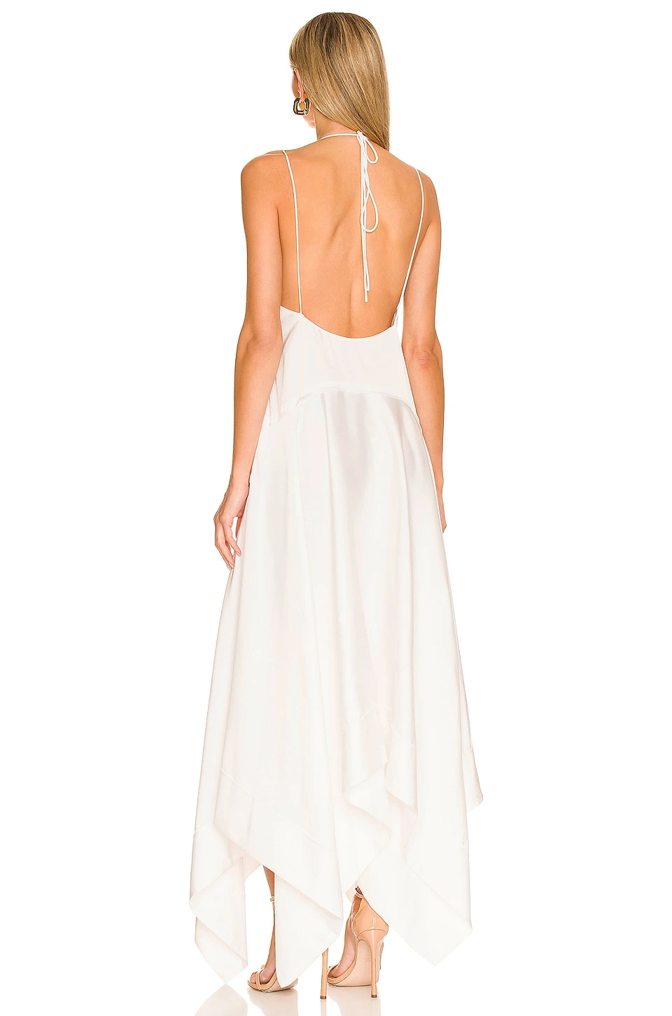Odessa Midi Dress in White L'Academie Odessa Midi Dress In White -L'Academie Sales 2024 LCDE WD616 V3