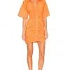 L'Academie Melissa Mini Dress In Orange