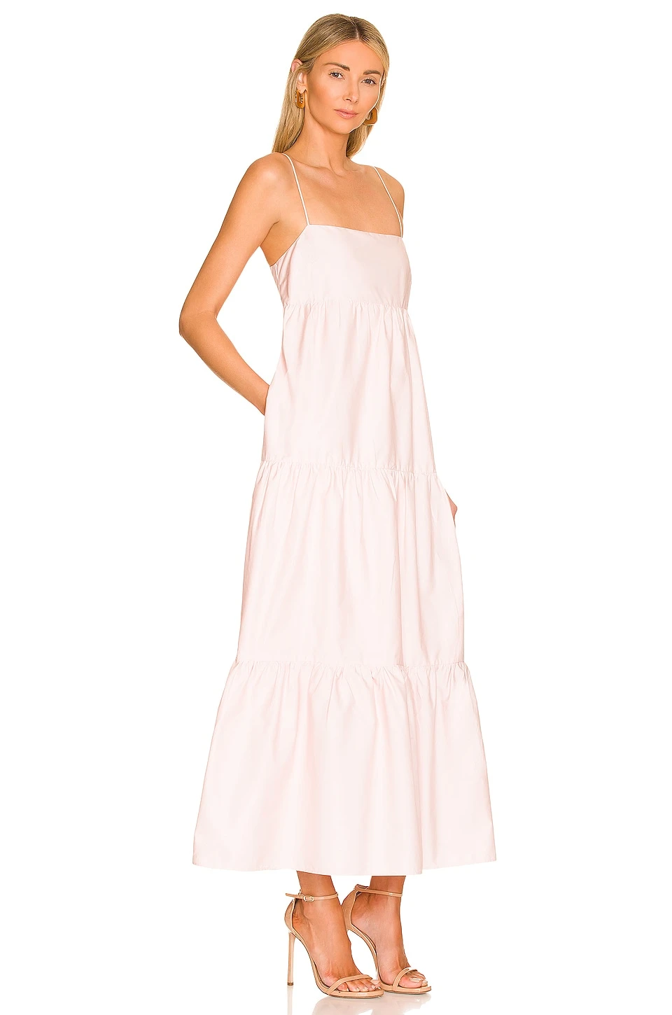 The Kiyama Maxi Dress in Petal Pink L'Academie The Kiyama Maxi Dress In Petal Pink -L'Academie Sales 2024 LCDE WD621 V2