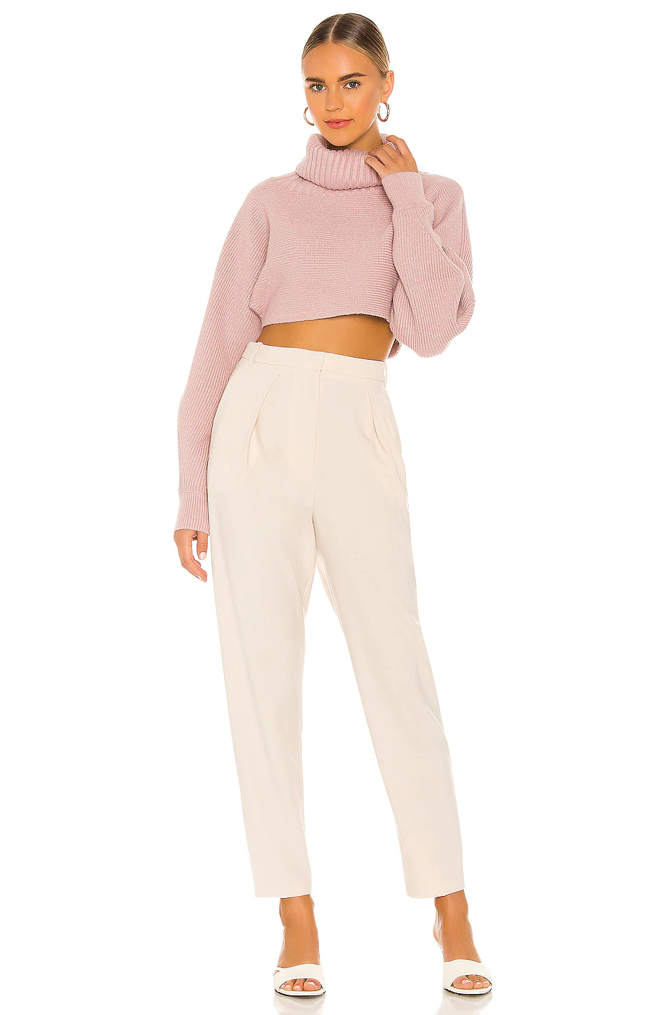 L'Academie Maven Crop In Mauve 4 L'Academie Maven Crop In Mauve - Image 4