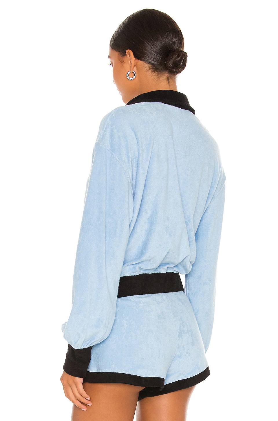 L'Academie Jamilla Pullover In Blue & Black 3 L'Academie Jamilla Pullover In Blue & Black - Image 3