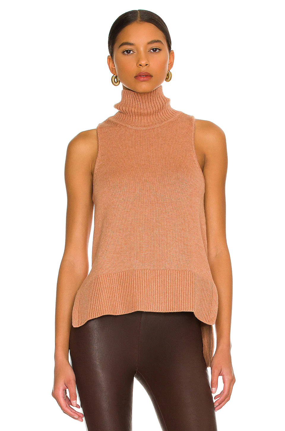 L'Academie Jez Turtleneck Pullover In Amber