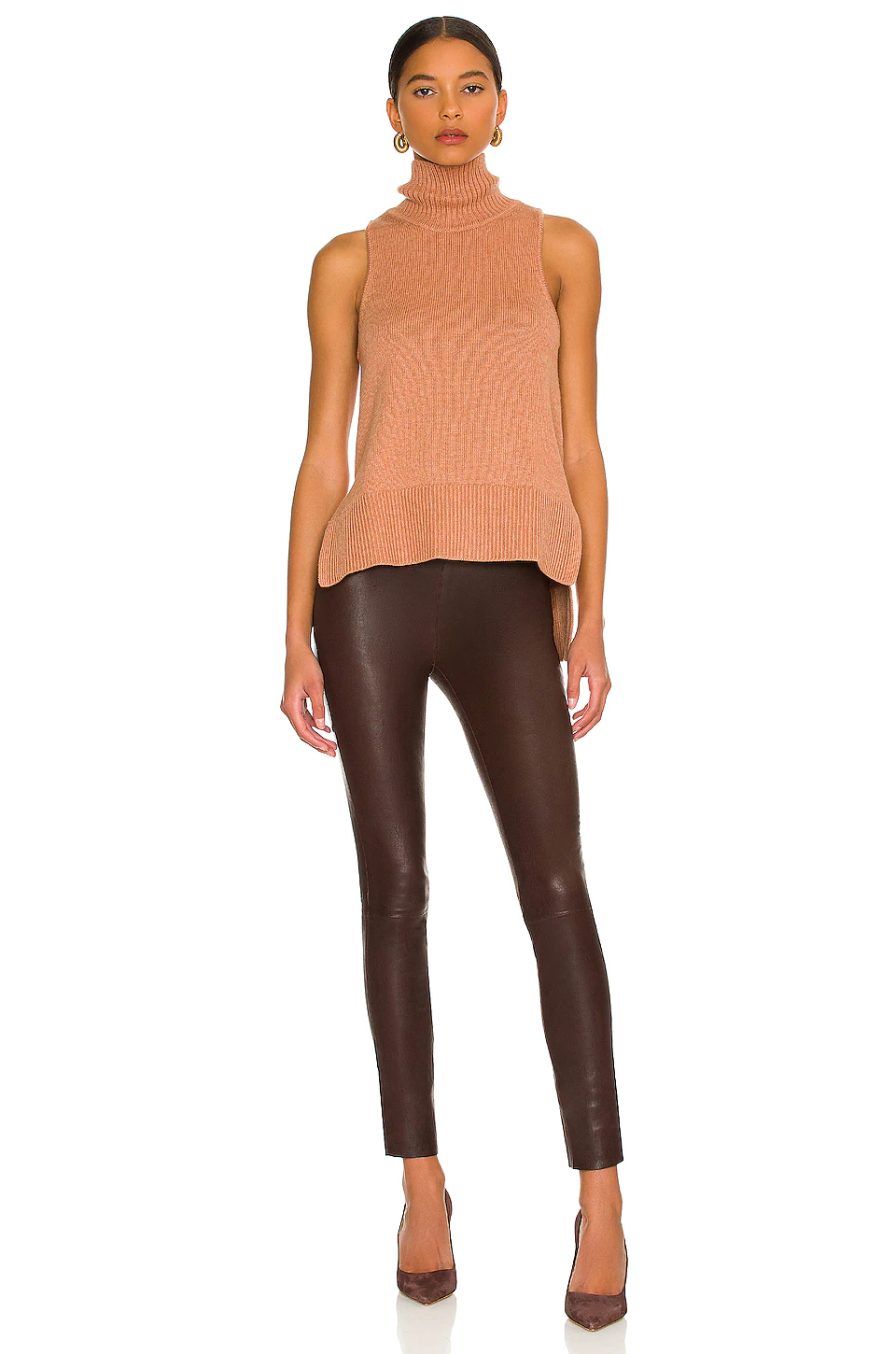 L'Academie Jez Turtleneck Pullover In Amber 4 L'Academie Jez Turtleneck Pullover In Amber - Image 4