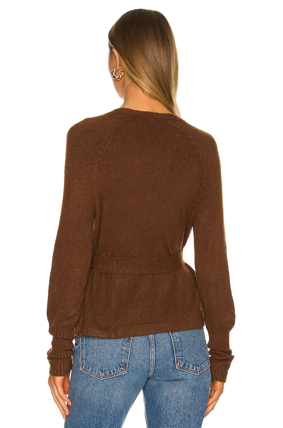Mara Cardigan in Chocolate L'Academie Mara Cardigan In Chocolate -L'Academie Sales 2024 LCDE WK164 V3