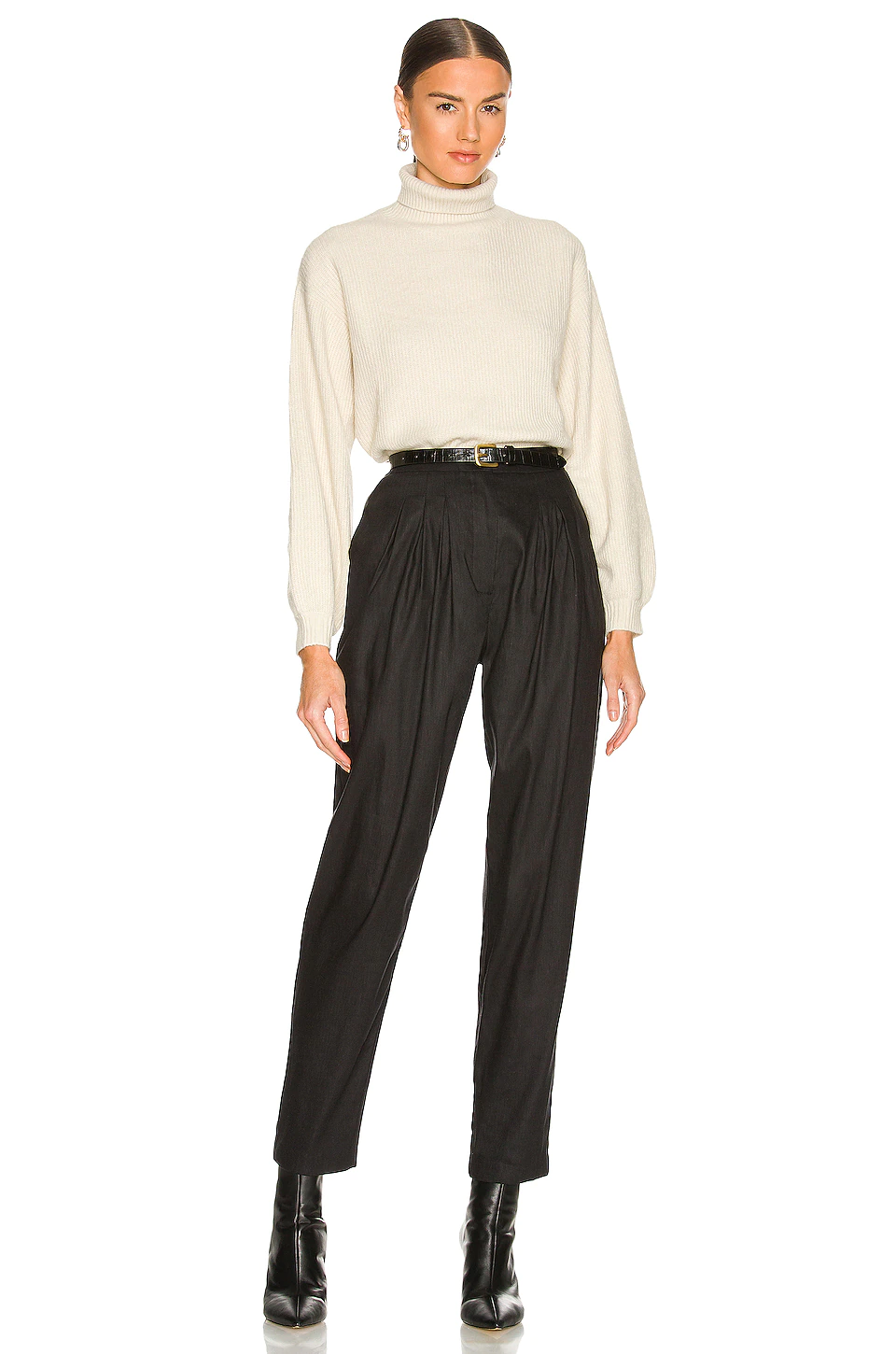 L'Academie Cashew Pullover In Ivory 4 L'Academie Cashew Pullover In Ivory - Image 4