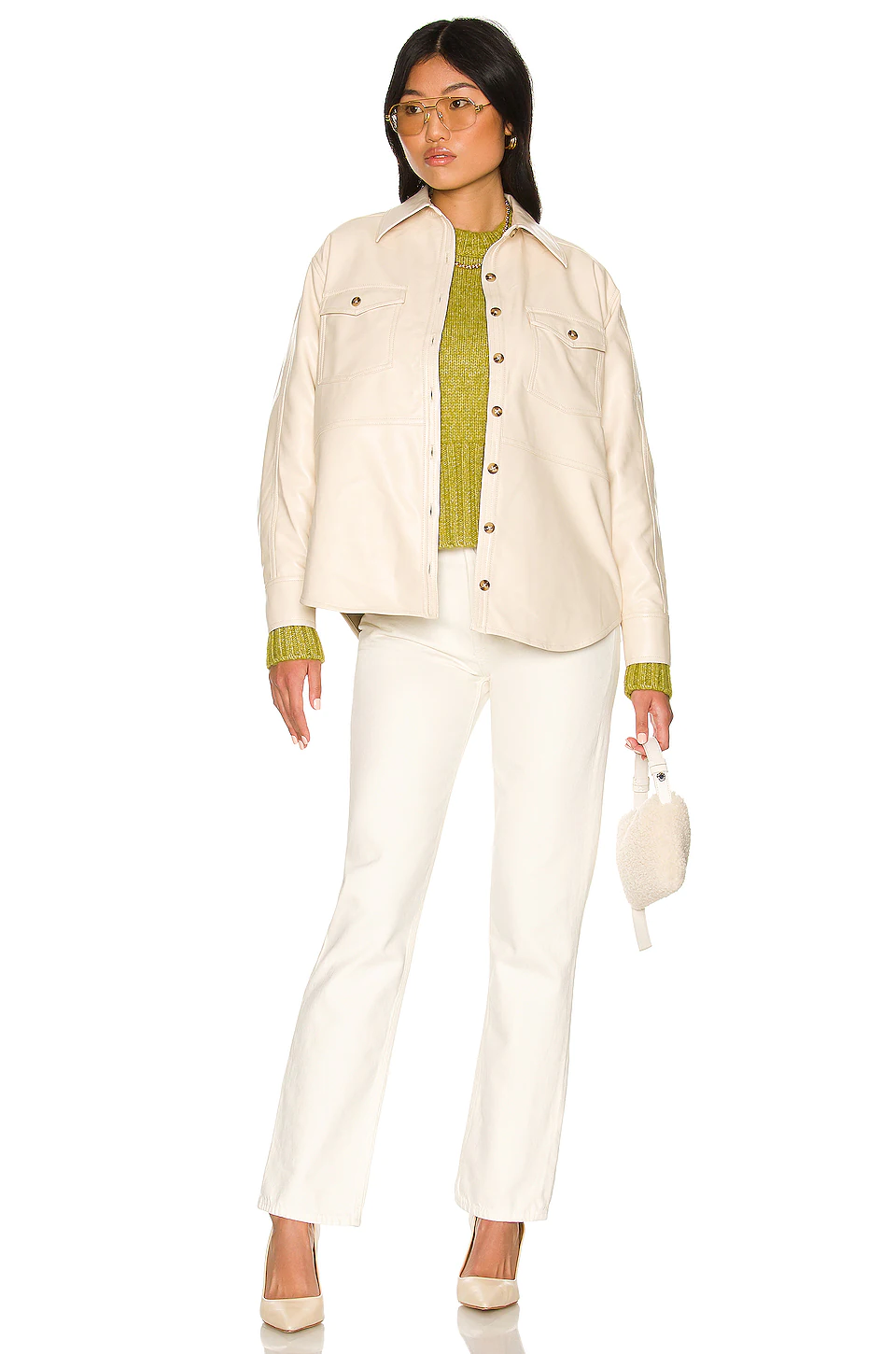 L'Academie Cian Sweater In Green 4 L'Academie Cian Sweater In Green - Image 4