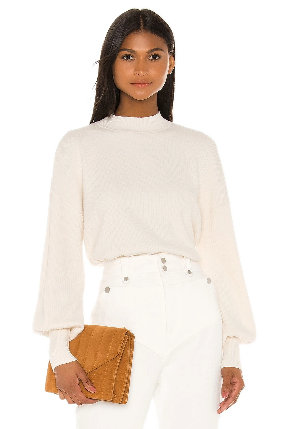 Lumi Sweater in Cream L'Academie Lumi Sweater In Cream -L'Academie Sales 2024 LCDE WK70 V1