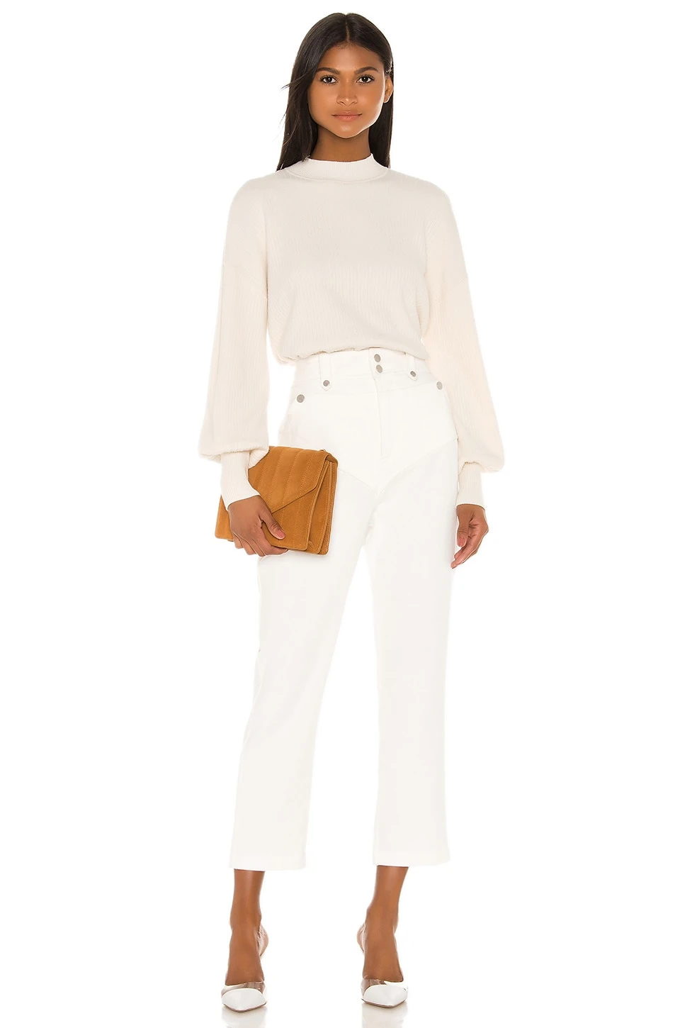 Lumi Sweater in Cream L'Academie Lumi Sweater In Cream -L'Academie Sales 2024 LCDE WK70 V4