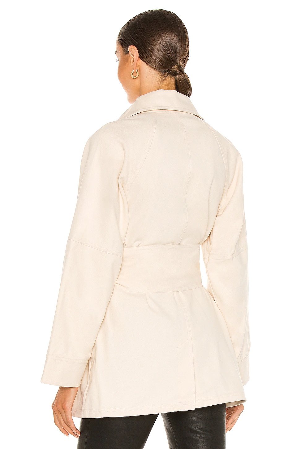 L'Academie The Camillei Jacket In Ivory 4 L'Academie The Camillei Jacket In Ivory - Image 4