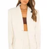 L'Academie Carti Oversized Blazer In White