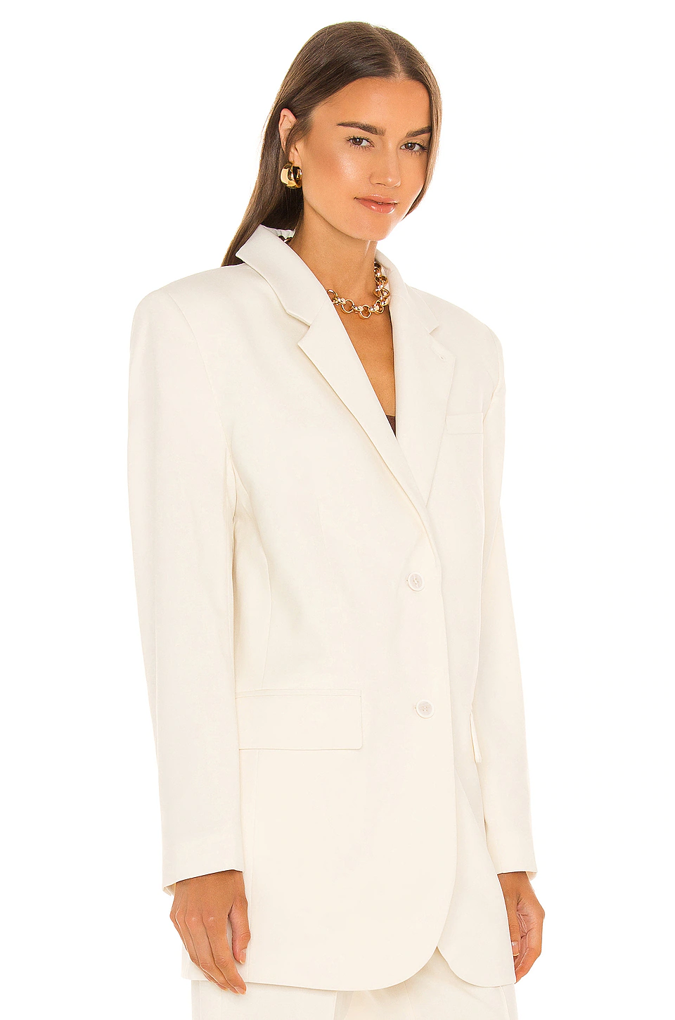 L'Academie Carti Oversized Blazer In White 3 L'Academie Carti Oversized Blazer In White - Image 3