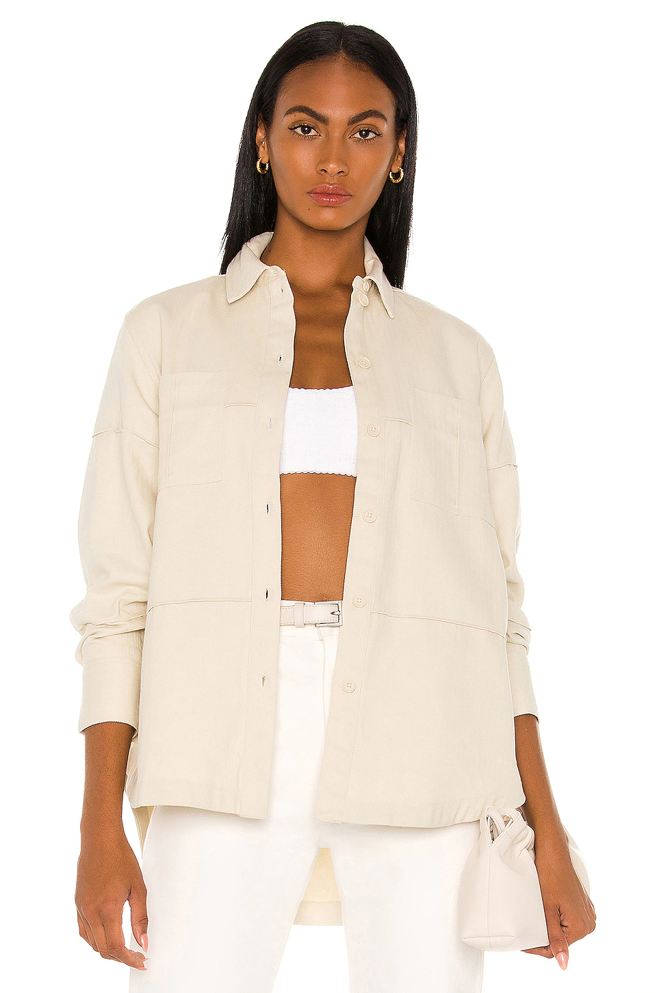 L'Academie Natasha Shacket In Ivory