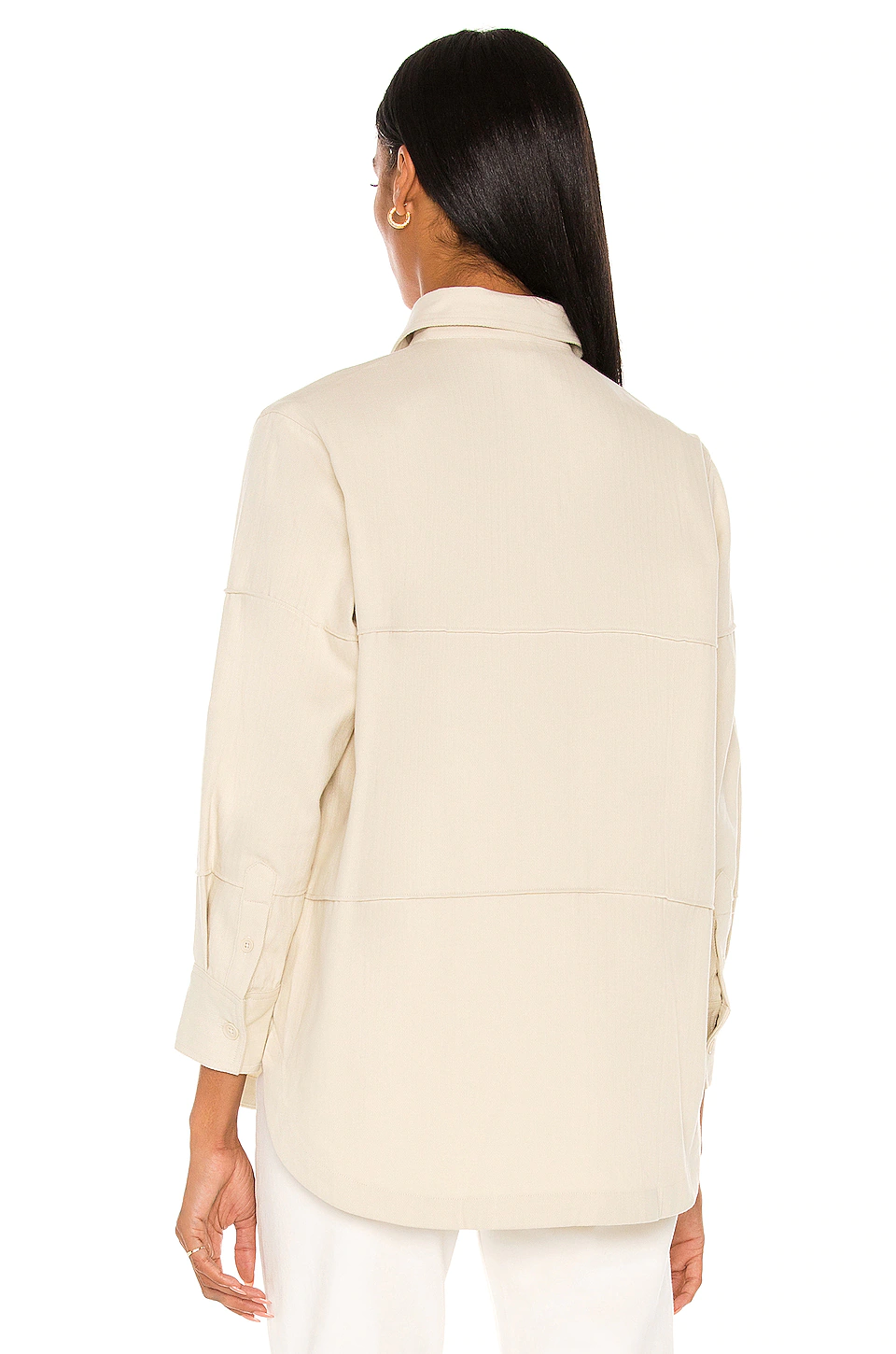 Natasha Shacket in Ivory L'Academie Natasha Shacket In Ivory -L'Academie Sales 2024 LCDE WO139 V4