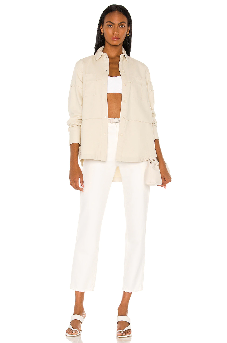 Natasha Shacket in Ivory L'Academie Natasha Shacket In Ivory -L'Academie Sales 2024 LCDE WO139 V5
