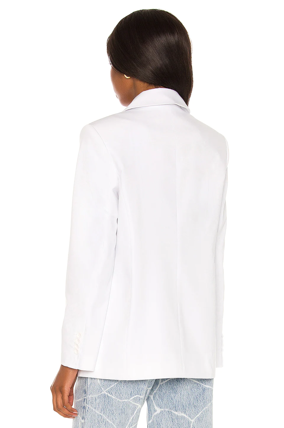 L'Academie Coco Double Breasted Blazer In White 4 L'Academie Coco Double Breasted Blazer In White - Image 4