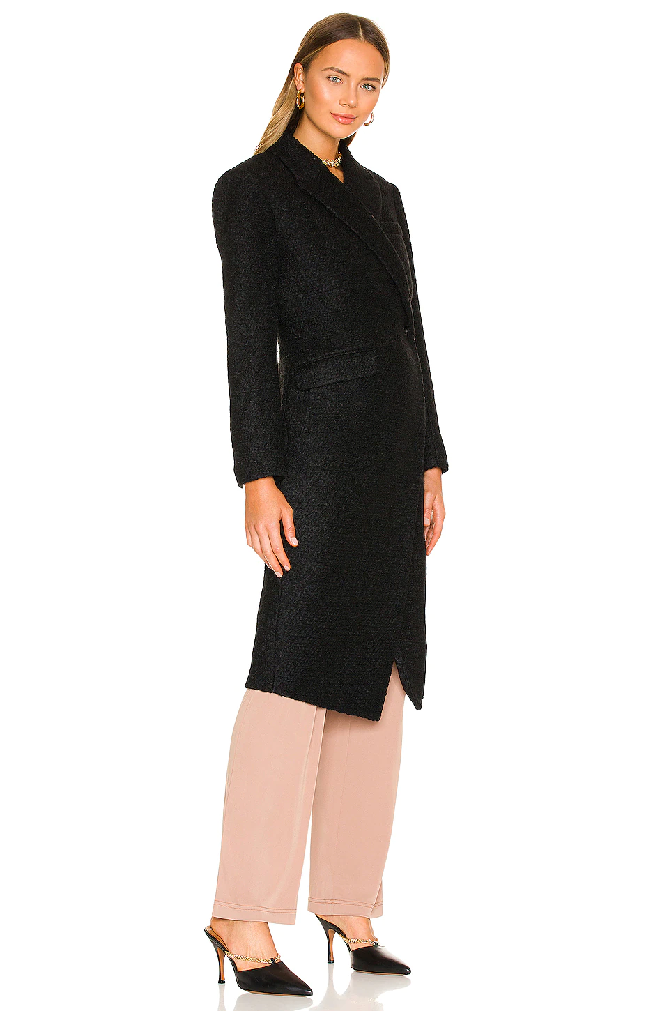 L'Academie Micha Coat In Black 3 L'Academie Micha Coat In Black - Image 3