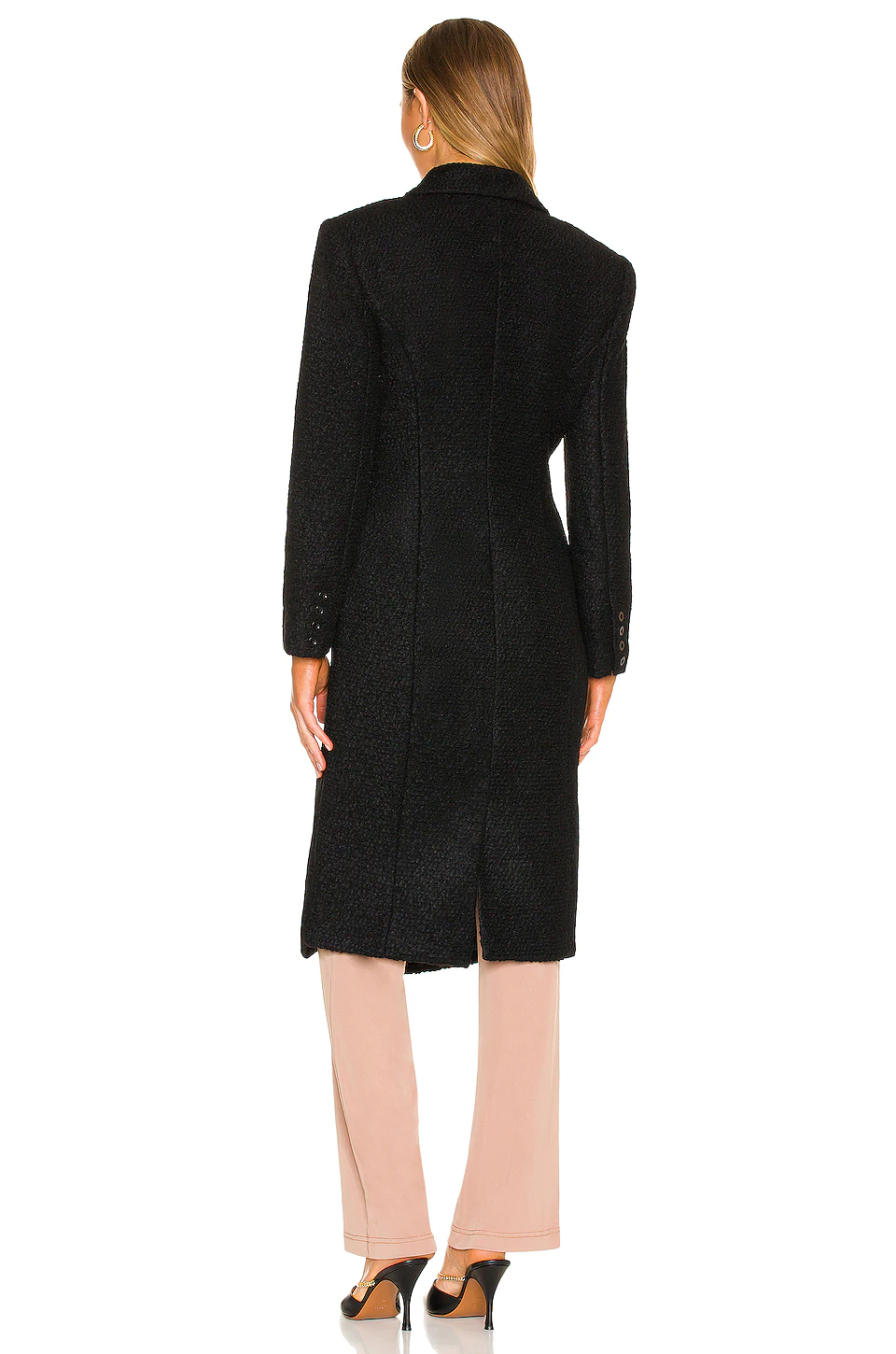L'Academie Micha Coat In Black 4 L'Academie Micha Coat In Black - Image 4