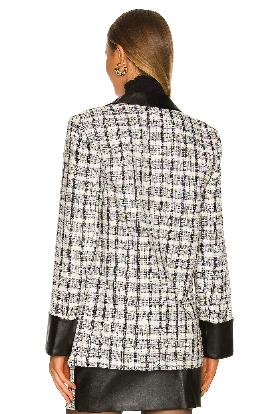 Priscilla Blazer in Black and White L'Academie Priscilla Blazer In Black And White -L'Academie Sales 2024 LCDE WO152 V4