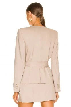 L'Academie Fifi Jacket In Beige 6 L'Academie Fifi Jacket In Beige -L'Academie Sales 2024 LCDE WO154 V3