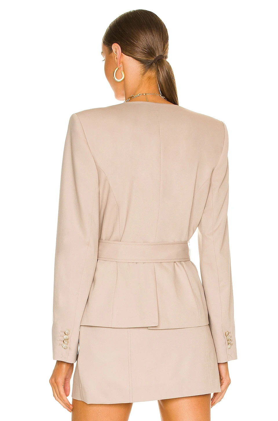 L'Academie Fifi Jacket In Beige 3 L'Academie Fifi Jacket In Beige - Image 3