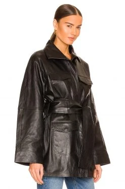 L'Academie The Camillei Jacket In Black 7 L'Academie The Camillei Jacket In Black -L'Academie Sales 2024 LCDE WO163 V3