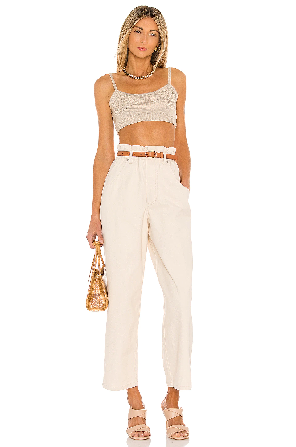 L'Academie The Che Pant In Ivory 4 L'Academie The Che Pant In Ivory - Image 4