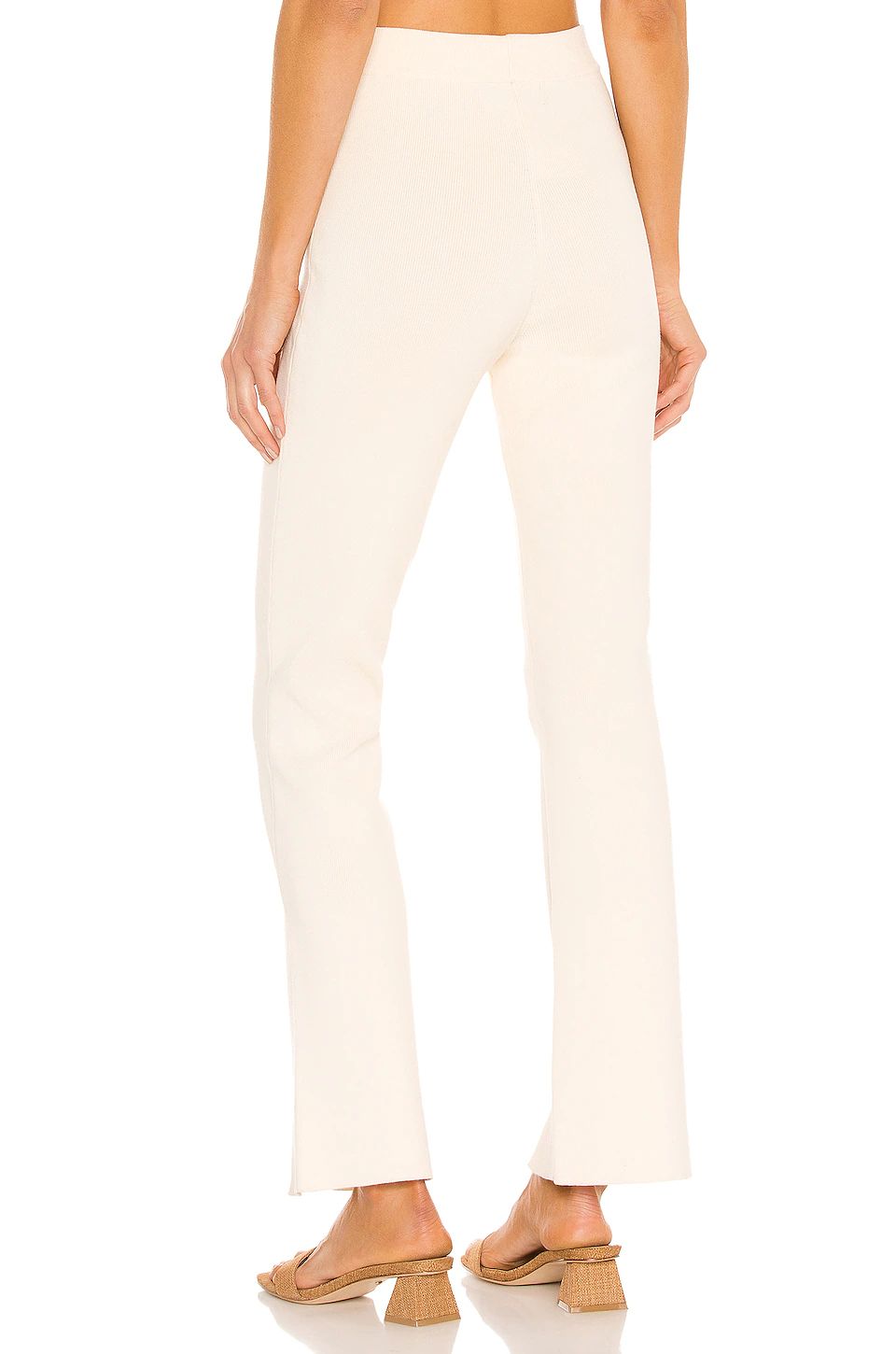 Cassia Knit Pant in Ivory L'Academie Cassia Knit Pant In Ivory -L'Academie Sales 2024 LCDE WP156 V3