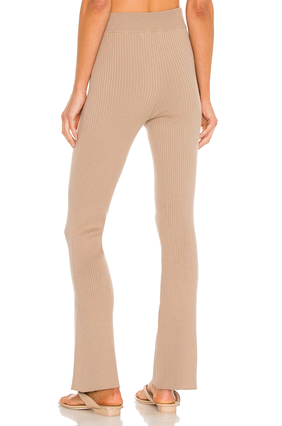 L'Academie Camden Knit Pants In Sand 3 L'Academie Camden Knit Pants In Sand - Image 3