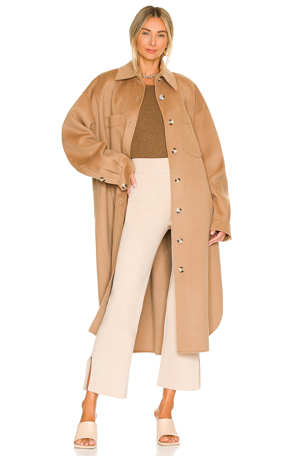 L'Academie Kaden Knit Pants In Nude 5 L'Academie Kaden Knit Pants In Nude - Image 5