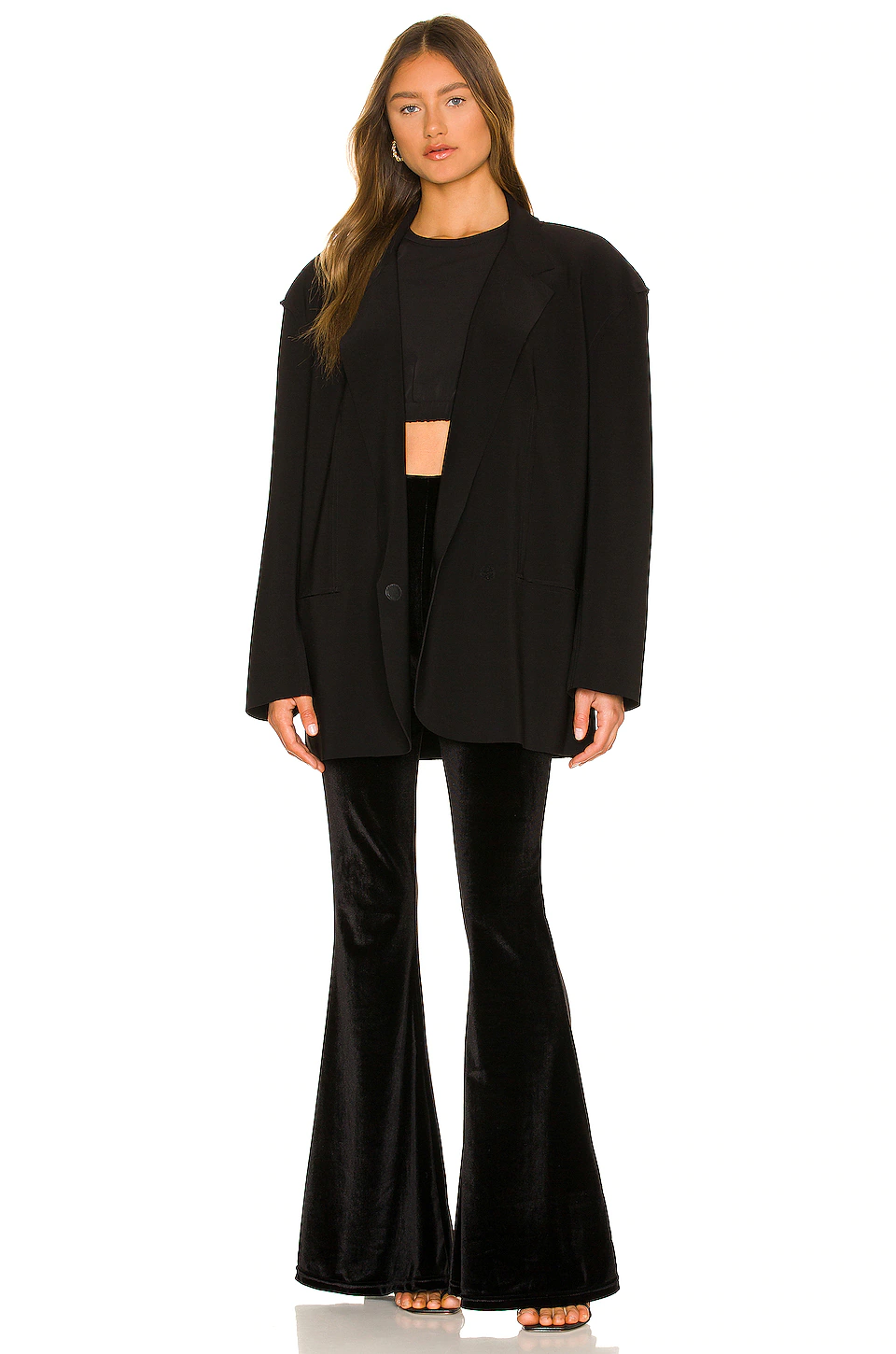 Sunder Pant in Black L'Academie Sunder Pant In Black -L'Academie Sales 2024 LCDE WP195 V4