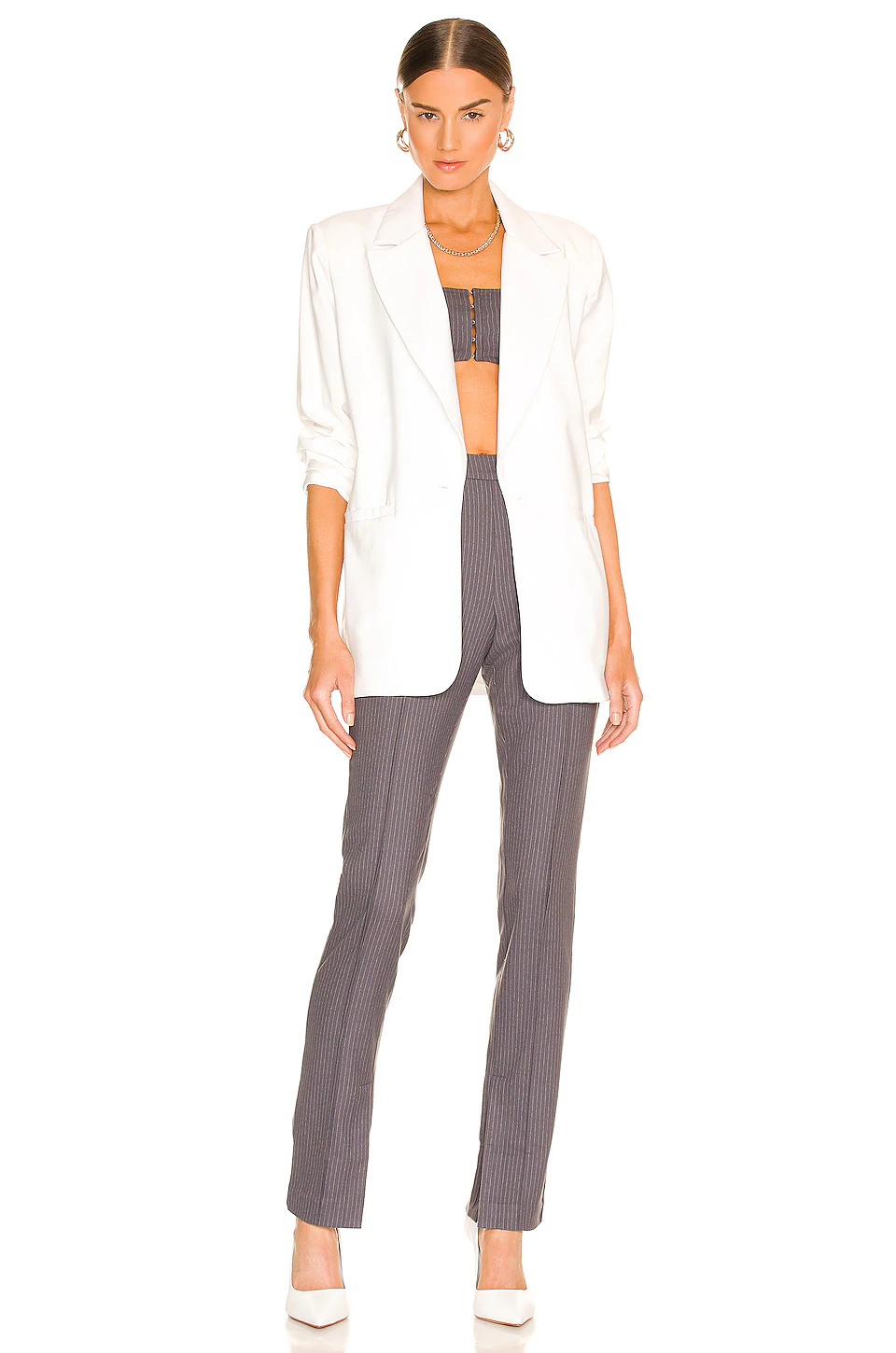 L'Academie Kirsten Pant In Grey 4 L'Academie Kirsten Pant In Grey - Image 4