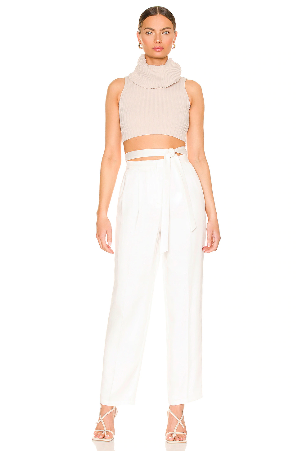 L'Academie Brinley Pant In White 4 L'Academie Brinley Pant In White - Image 4