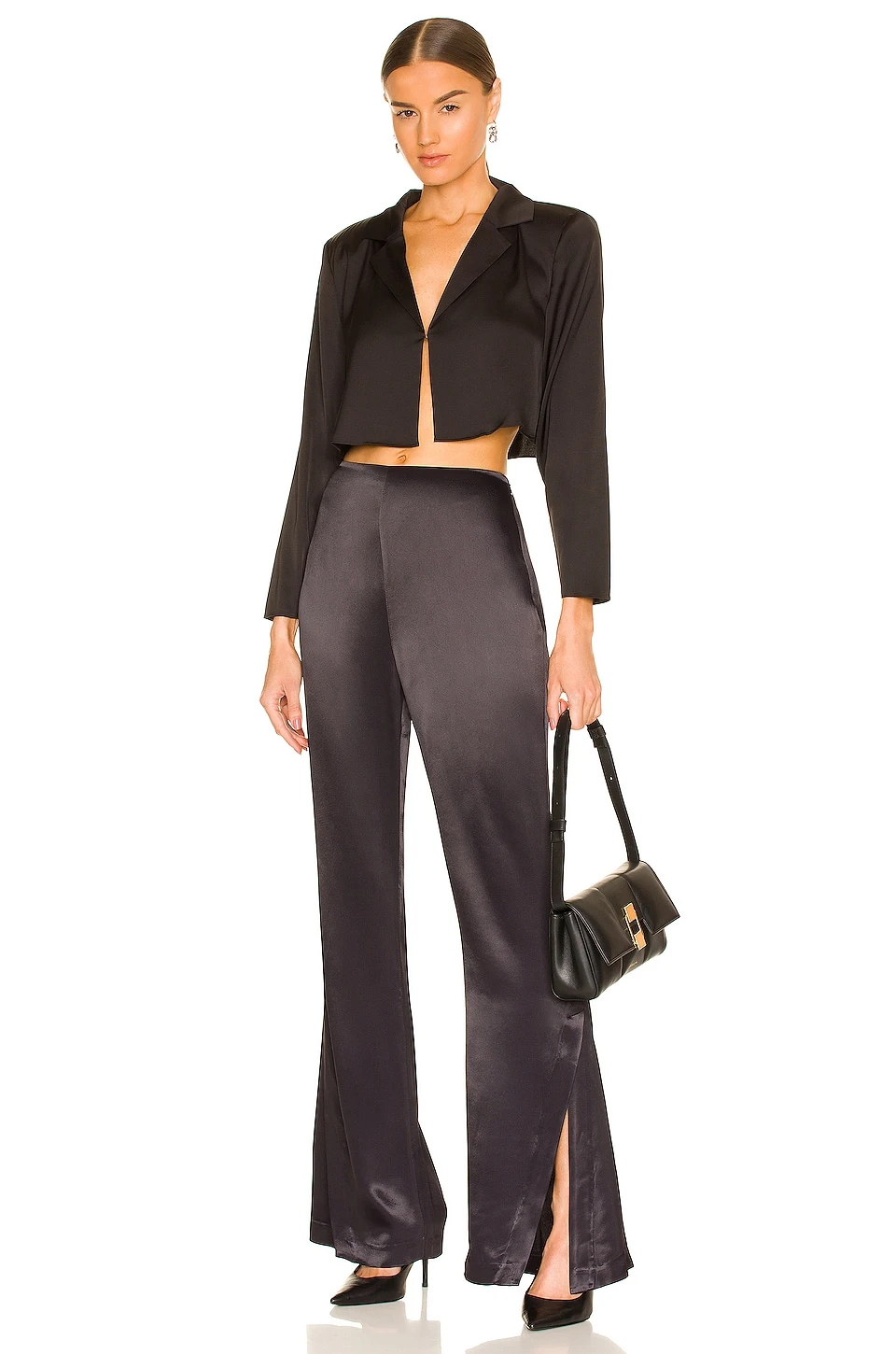 Rillo Pant in Black L'Academie Rillo Pant In Black -L'Academie Sales 2024 LCDE WP214 V4
