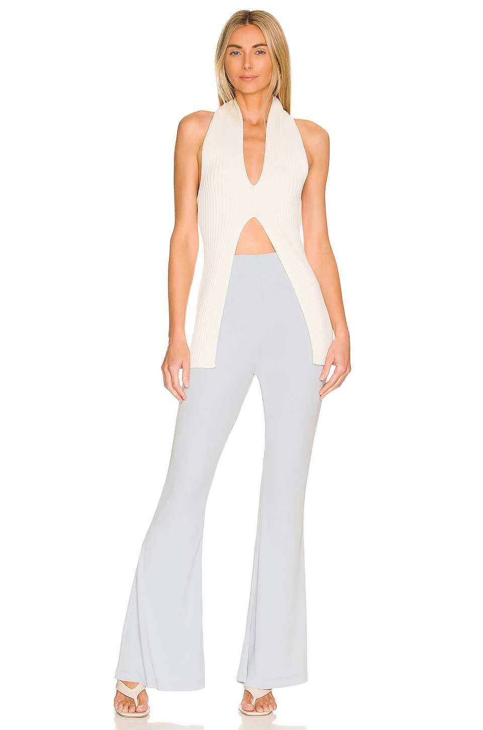 L'Academie Chance Pant In Light Blue 4 L'Academie Chance Pant In Light Blue - Image 4