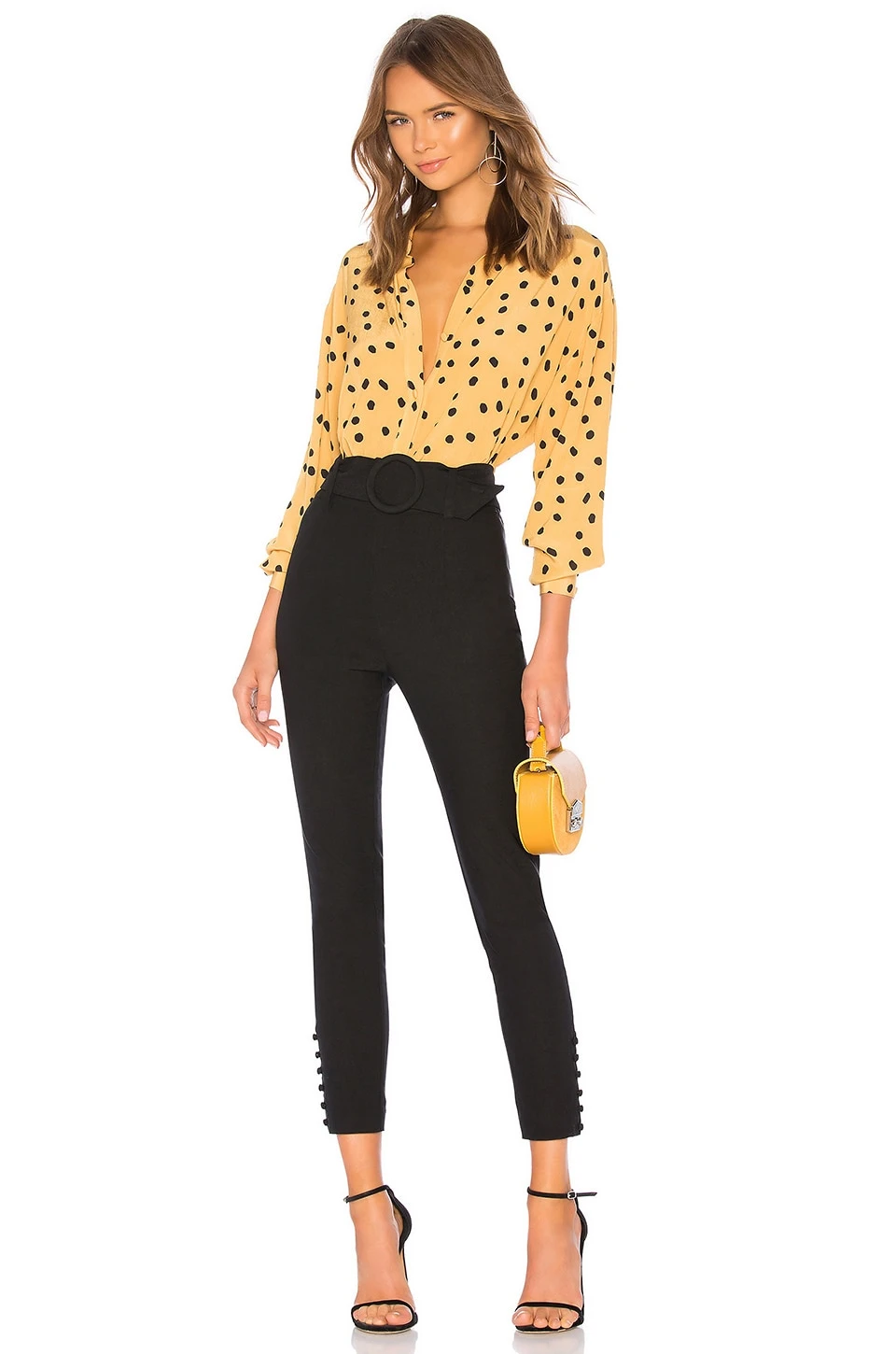 The Ludovica Pant in Black L'Academie The Ludovica Pant In Black -L'Academie Sales 2024 LCDE WP32 V4